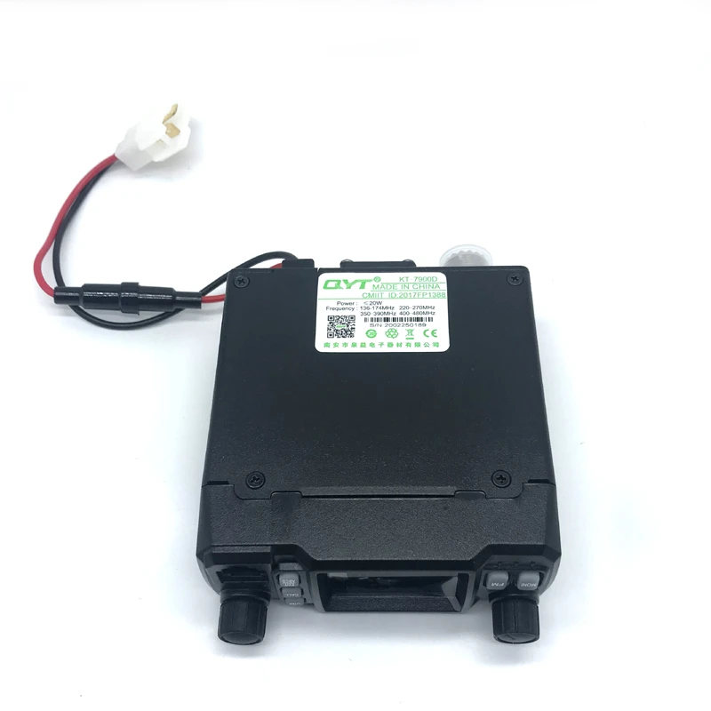 Original QYT KT-7900D 25W Quad Band 2206 Version Mini Mobile Car Radio 136-174/220-260/350-390/400-480MHz 10KM Walkie Talkie