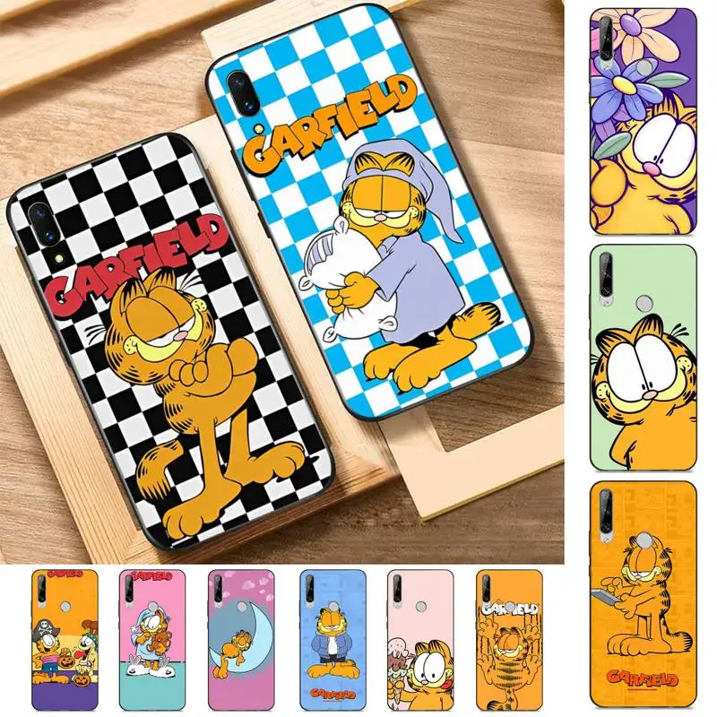 

G-Garfields Cartoon Cat Phone Case for Huawei Y 6 9 7 5 8s prime 2019 2018 enjoy 7 plus