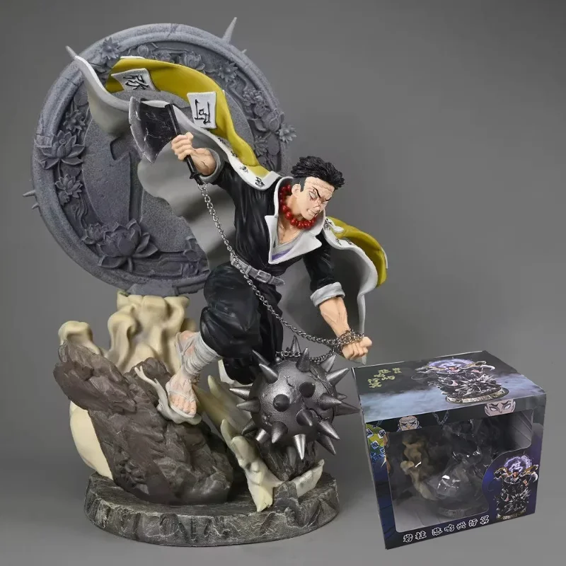 

41cm Demon Slayer Figures Rock Hashira Himejima Gyoumei Anime Action Figure PVC Luminous Model Collection Doll Kid Gift Toys