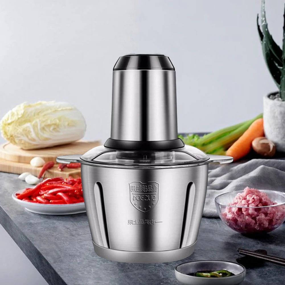 Meat Grinder 2L Stainless Steel Electrical Food Processor Bl