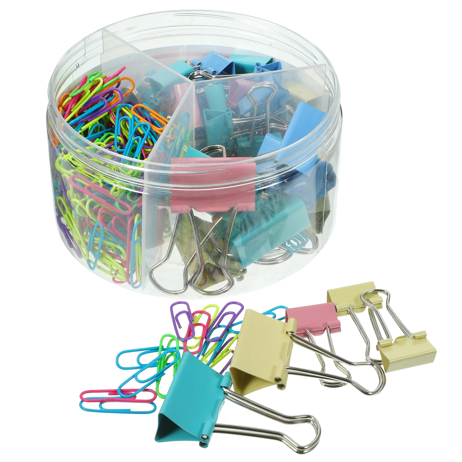 

1 Set Metal Paper Clips File Binder Clips Portable Paper Clips for Home Office Use