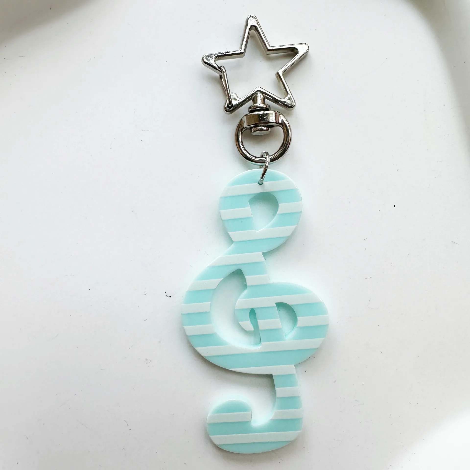 Японский ретро брелок музыкальная нота