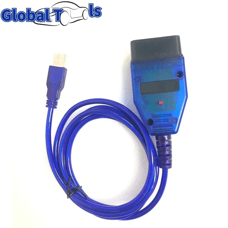 

100PCS/LOT Newest Car USB Vag-Com Interface Cable KKL VAG-COM 409.1 OBD2 II OBD CH340 Diagnostic Scanner Auto Cable Aux