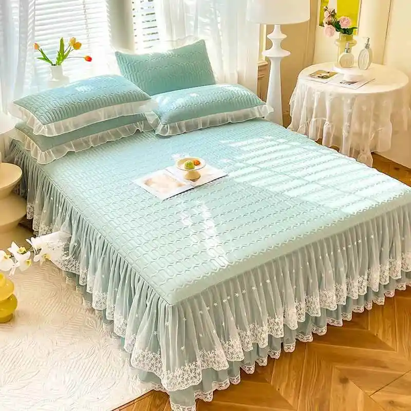 Чехол на юбку из ледяного шелка цельный мягкий коврик для кондиционера комплект