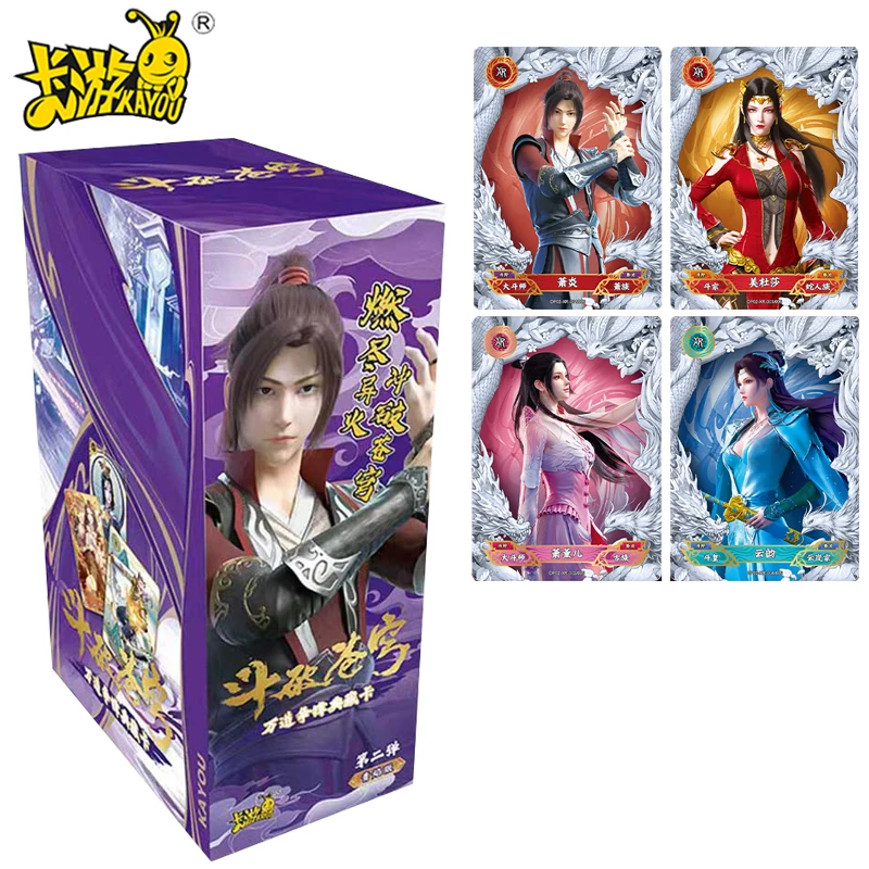 

KAYOU FIGHTS Break Sphere Anime Card Blue Flame Edition Xiao Yan BP Card Medusa Peripheral Game Collection Cards Kids Toys Gifts