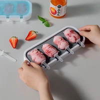 ice cream sticks silicone popsicle mold home diy childrens homemade popsicle mold artifact kitchen gadgets icemaker