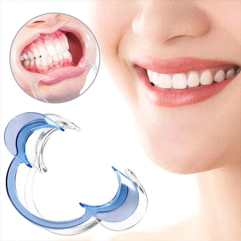 Стоматологический ретрактор для щек UDT синего/белого цвета