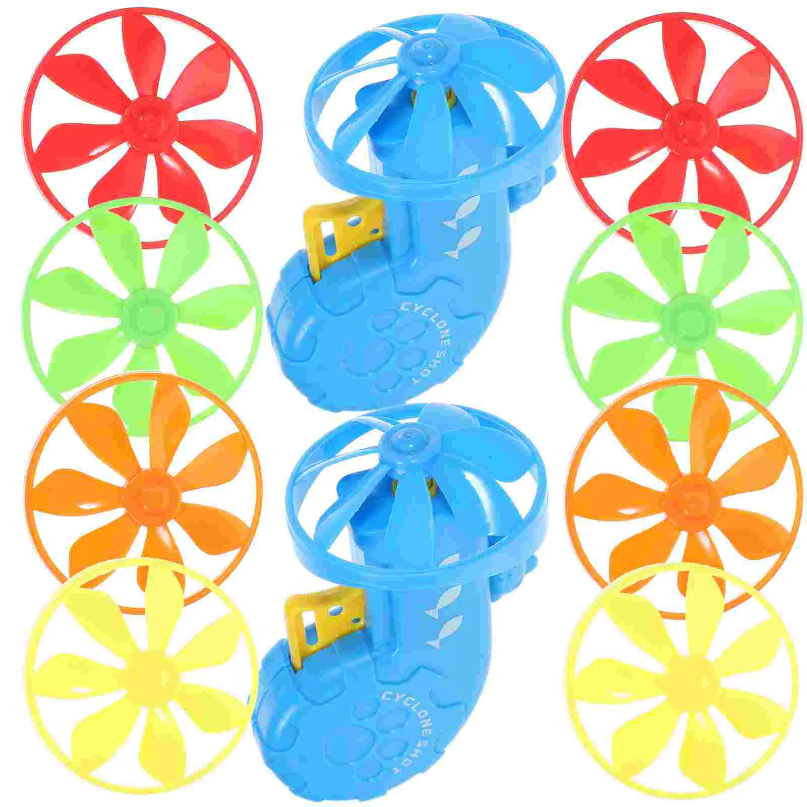 

2 Sets of Cats Fetch Toy Chasing Sports Toys Interactive Flying Propellers Kit Cats Playthings Random Style