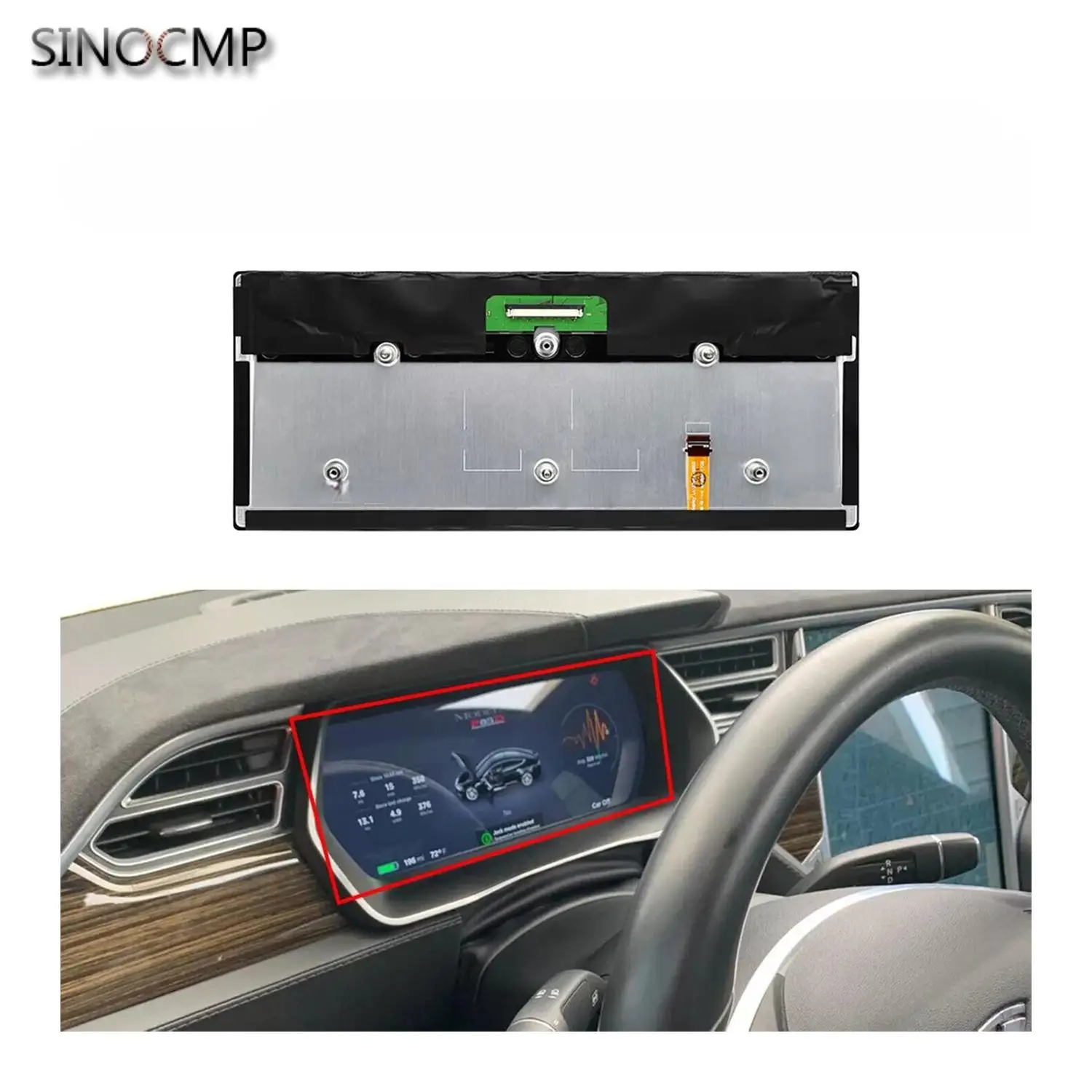 12 3-дюймовый цифровой комплект приборов LA123WF1(SL)(01) для Tesla Model S S2 X GEN 2 только детали