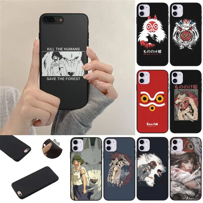 

Japanese Anime Princess Mononoke Phone Case fundas shell cover for Samsung A51 A52 A71 A72 A80 A91 A20E A32 A31 A21 A11