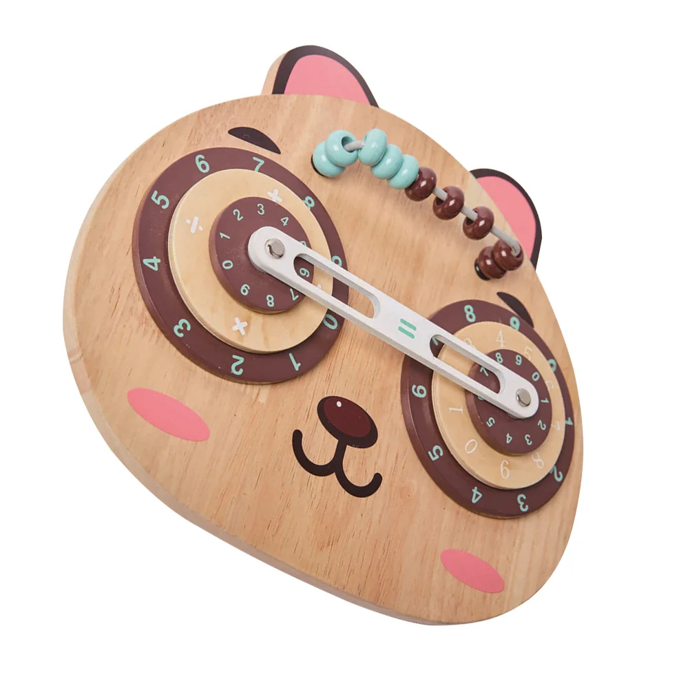 

Wooden Number Matching Panda Themed Turntable Shaped Calculating