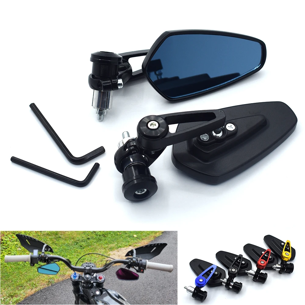 

Universal Motorcycle 7/8" 22mm Handlebar Aluminum Rear View Mirrors FOR Suzuki GSF250 GSF400 GSF600 GSF650 GSF1200 GSF1250