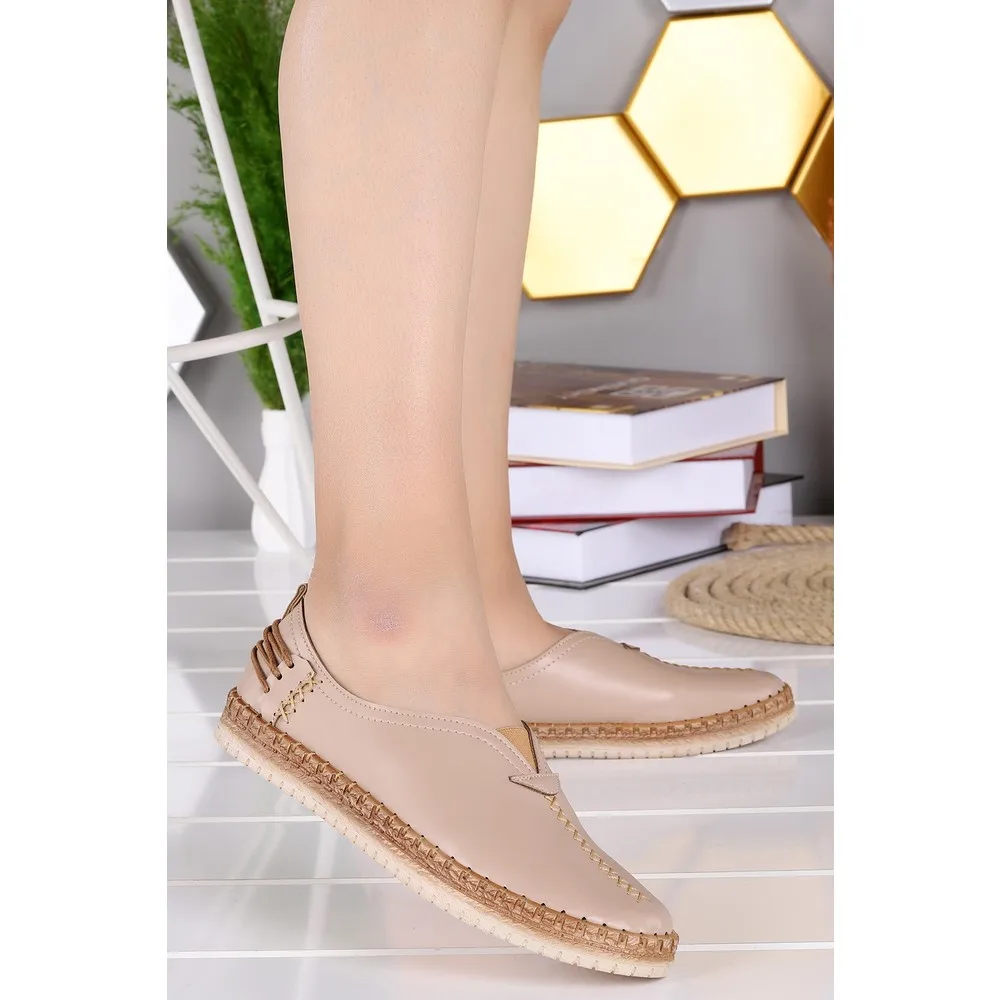 

Dorlie Pnt 302029 Günlük Dikişli Women Ballerina Shoes Beige