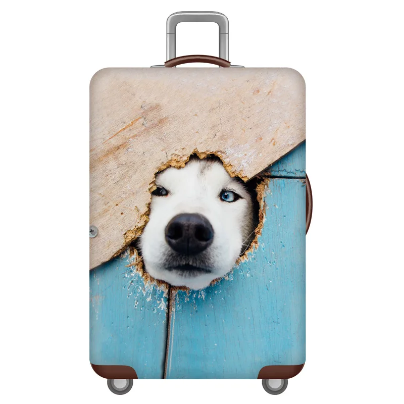 Elasticity Luggage Protective Cover Travel Accessories for 18-32 Inch Suitcases Animal Cartoon Case Cover Baggage Travel Gadgets