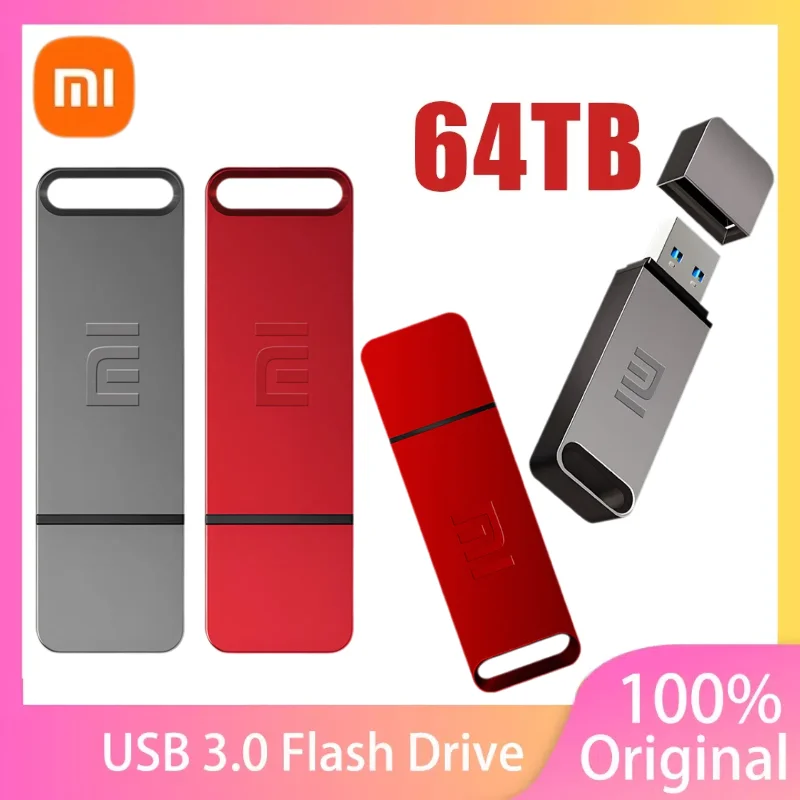 Xiaomi 16 ТБ USB-накопитель Usb3.2 Супервысокоскоростной флэш-накопитель с металлической