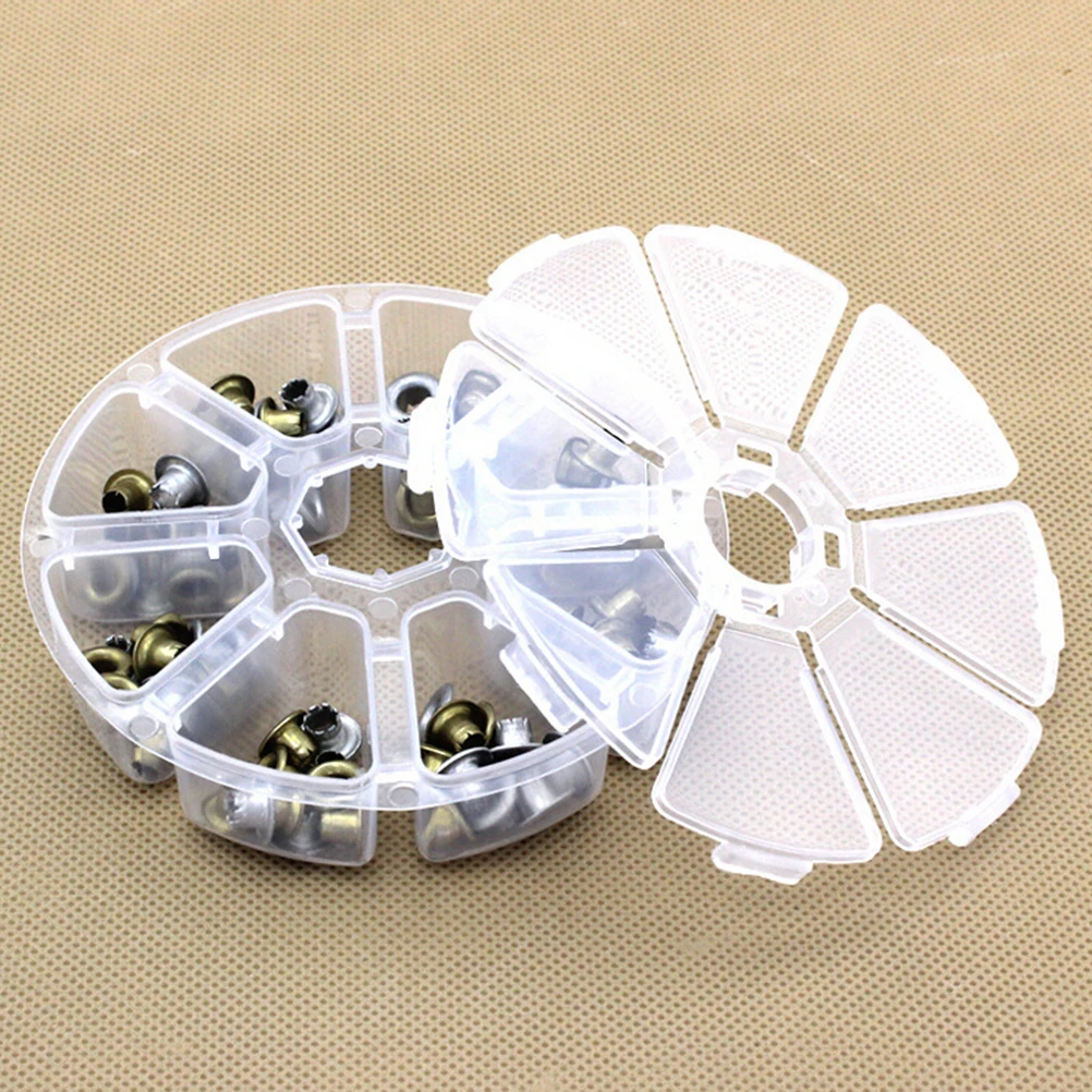 

Регулируемые 8 слотов круглые коробки для таблеток Отсек пластиковый контейнер для хранения ювелирных изделий для магнитных колец