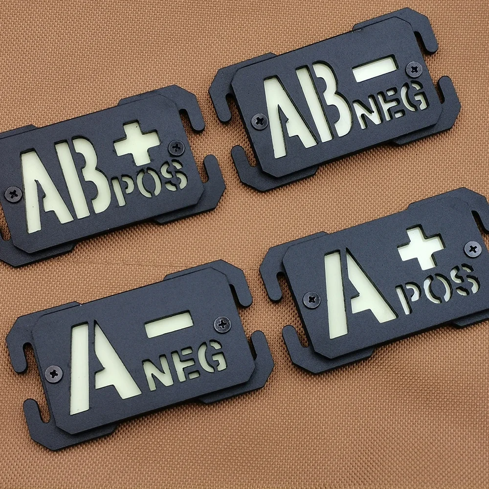 Уличная сумка Molle пряжки для ремня Blood A B O AB POS NEG Tatcical Tag Patch тактическая рубашка