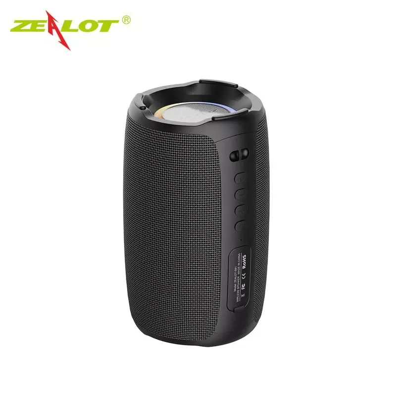 

Zealot S61 Portable Bluetooth Speaker Double Diaphragm Wireless Subwoofer Waterproof Outdoor Sound Box Stereo Music Surround