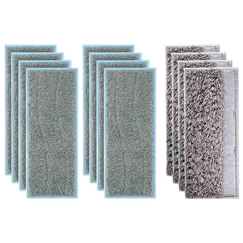 

12Pcs Replacements Washable Wet Mopping Pads For Irobot Braava Jet M6, Dry Mopping Pads For Irobot Braava Jet M6