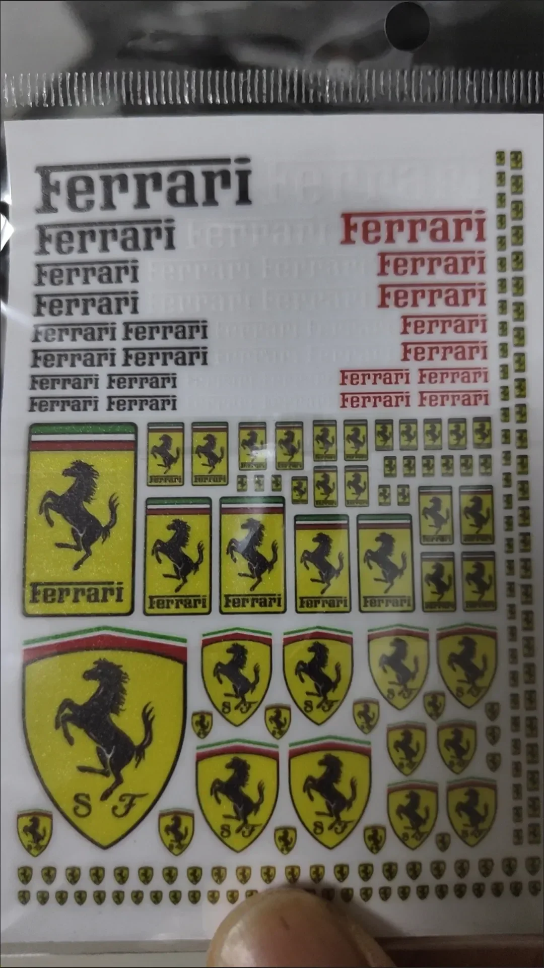 Модель «сделай сам», наклейка для модели автомобиля Ferrari, наклейка «сделай сам», украшение для F-Ferrari 488 Roma Spider 296 488 SF90 360 F8 F80 LaFerrari (art.: 3920d43efd42d) - 3920d43efd42d
