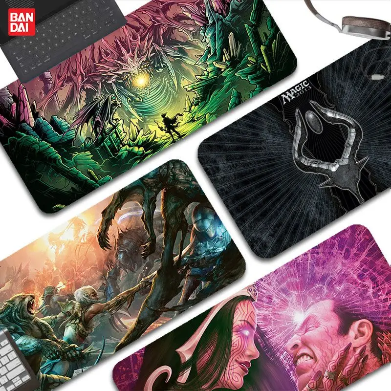 

BANDAI Magic The Gathering 90x40cm Big Office Student Gaming Thickened Large Writing Pad Non-slip Cushion Mouse Pad