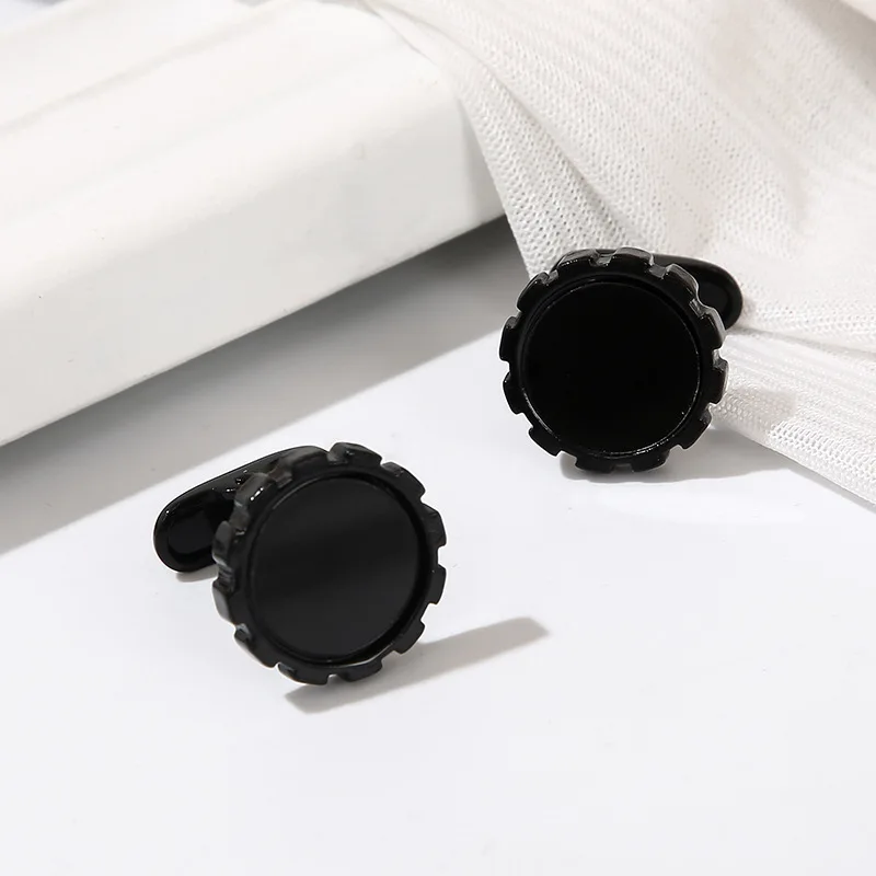

Black Cufflinks Collars Fist Man Customized Men Gifts Cuffs for Wedding Guests Souvenirs Cufflinks Original Men's Shirt A Pair