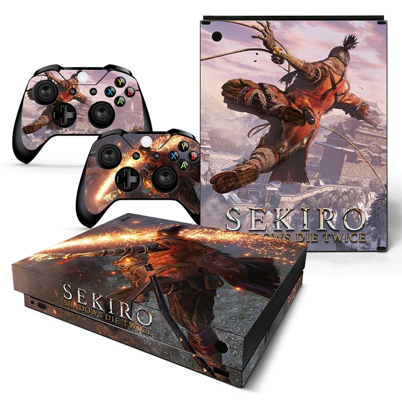 Наклейка на корпус из ПВХ для консоли Xbox One X и контроллеров Sekiro