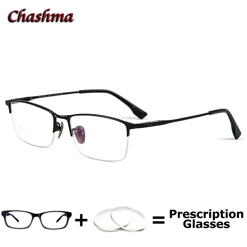 Мужские очки Chashma из титана линзы для близорукости
