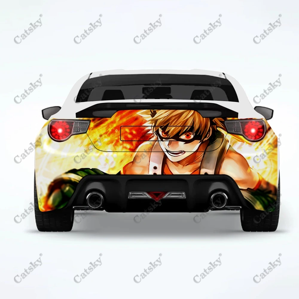 

Bakugou Katsuki My Hero Academia Car stickers truck rear tail modification painting suitable for truck pain accessories decals