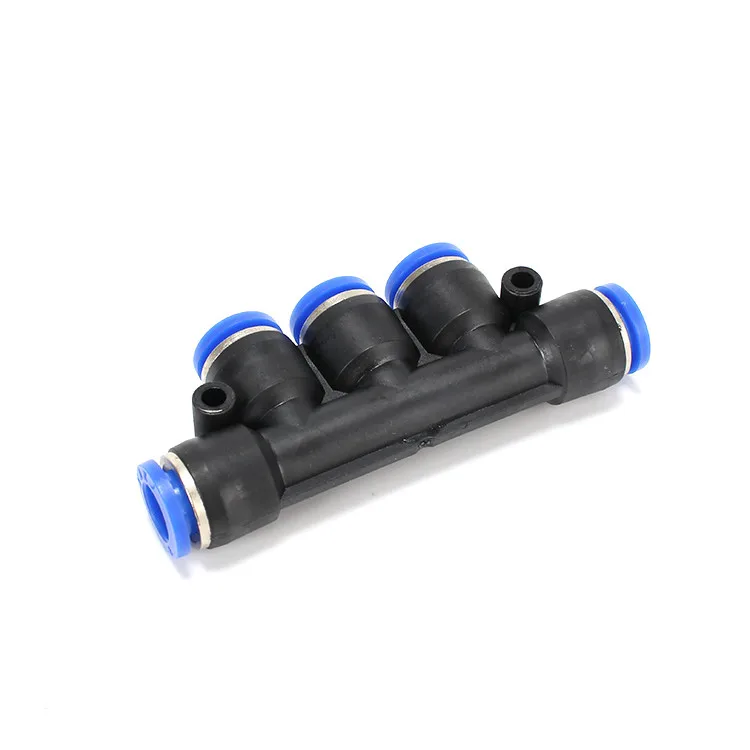 Синий пневматический Фиттинг PK 1 шт. Соединительная труба быстроразъемные