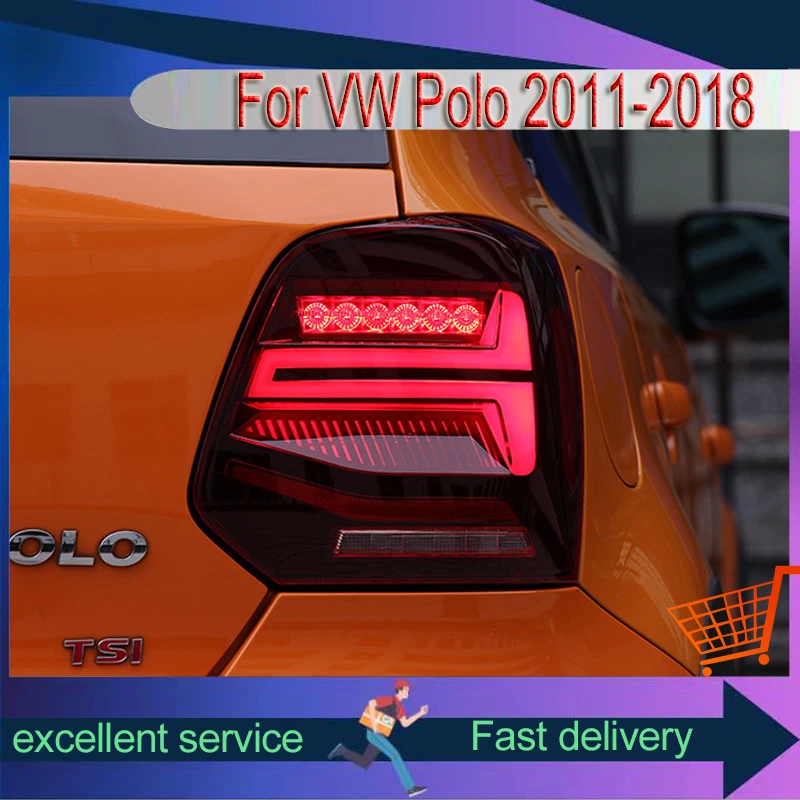 Стайлинг автомобиля для VW Volkswagen Polo 2011-2018 задние фонари модифицированный привод в