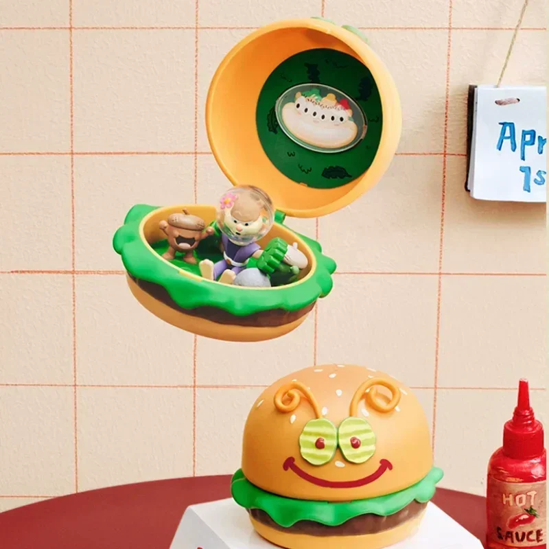 POP MART SpongeBob Krabby Patty: Серия бестселлеров, коллекционные фигурки в слепых коробках, милые аниме-фигурки, игрушки-сюрпризы в мистери-боксахпакетах (art.: 3920dafa1a565) - 3920dafa1a565