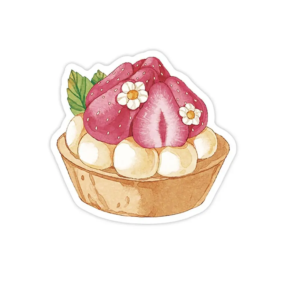 30 листов портативные десерты липкие заметки 30 листов канцелярские принадлежности блокнот мультфильм блокнот