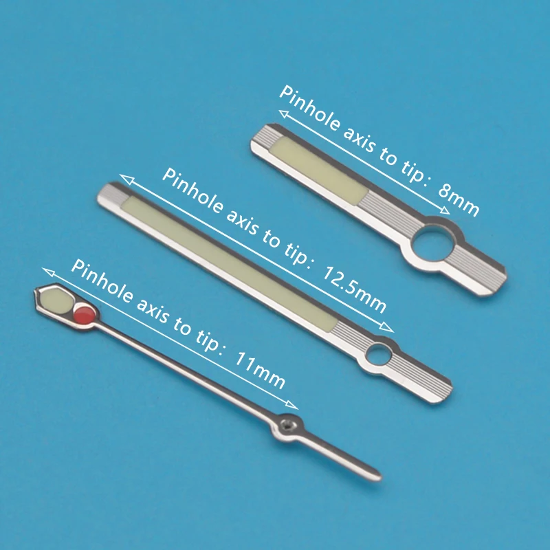 Watch Hands With Super C3 Luminous For SKX007 NH35/NH36 4R36 7S26 Movement Tuna Canned Watch  Repair Accessories  Modified