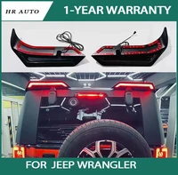 Fit for JEEP Wrangler 4xe modified roof wing with LED brake light high quality rear wing with light easy installation