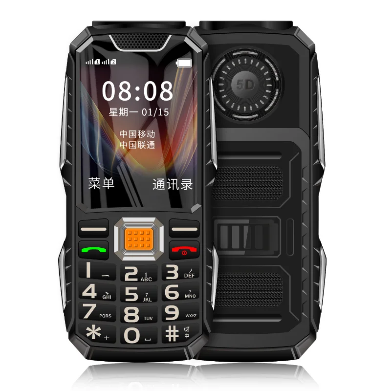 

Жесткий телефон с двумя Sim-картами, 2,4 дюйма, Bluetooth, MP3, FM