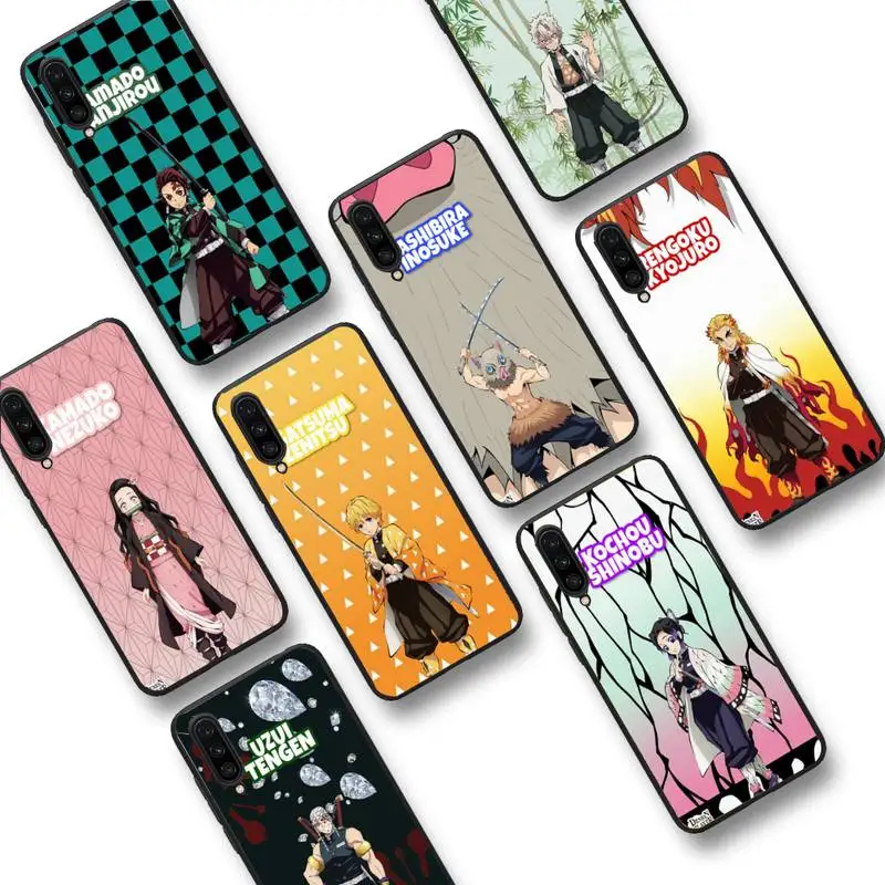 

Anime Demon Slayer Kamado Tanjirou Nezuko Phone Case for Samsung S20 lite S21 S10 S9 plus for Redmi Note8 9pro for Huawei Y6