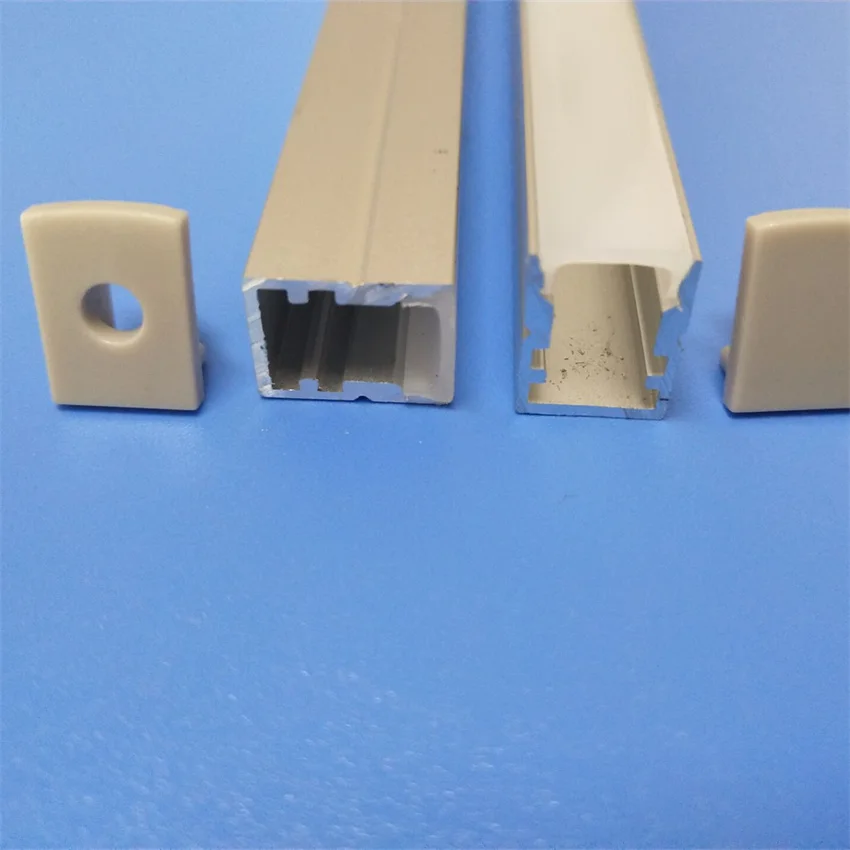 1 м/шт U-образный алюминиевый профиль для светодиодных полосок Супертонкие