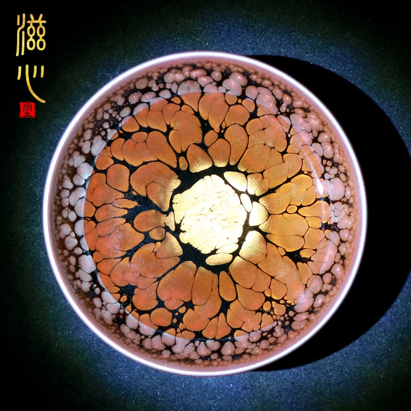 

Zixintang Handmade Jian Zhan Teacup Wu Jiwang Zijin Tea Cup Tea Savoring Cup Porcelain Kung Fu Tea Set Master Cup