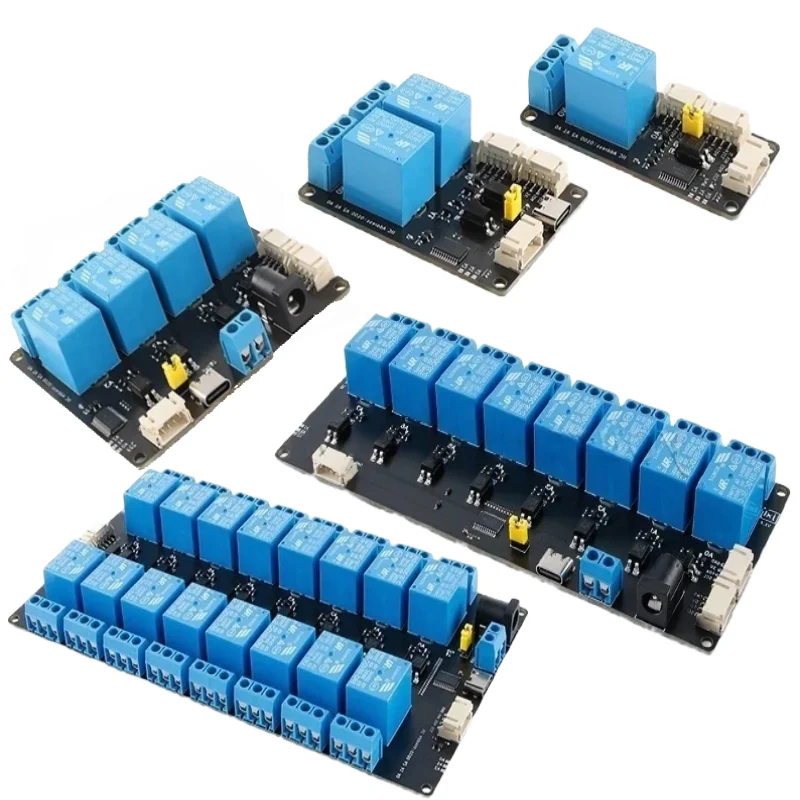Фото XL9535 1 2 4 8 16-контактный релейный модуль расширения IIC I2C Связь 5 В Источник питания Оптопара Изолирующая плата №2