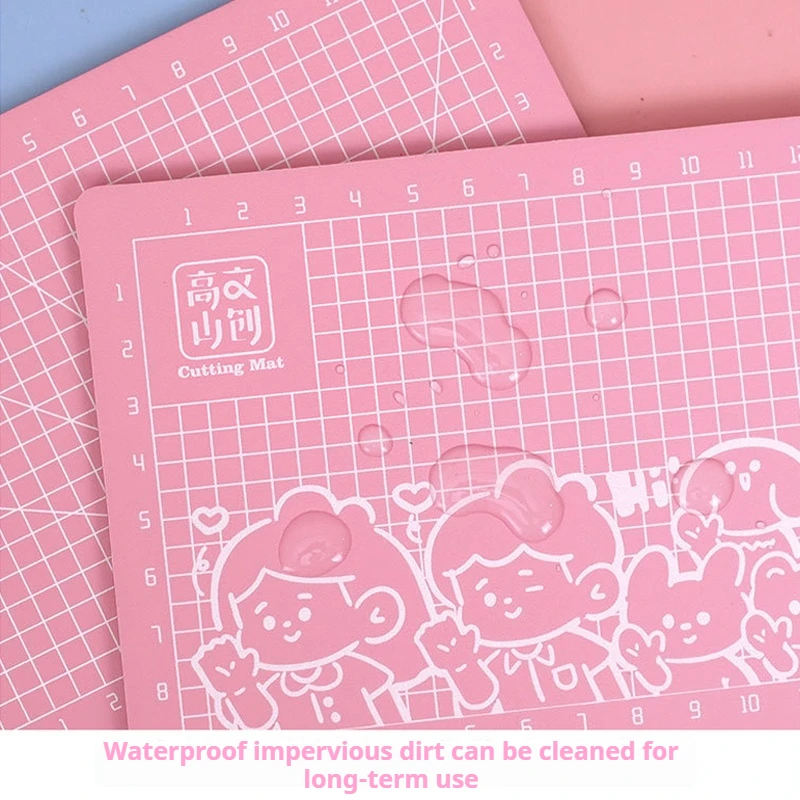 1 шт. A6 милый розовый коврик для резки с одной стороны идеальная