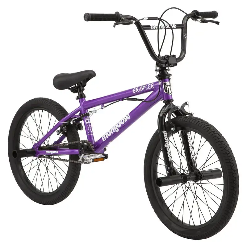 

20" BMX Freestyle Bike, Single Speed, Girls, Purple