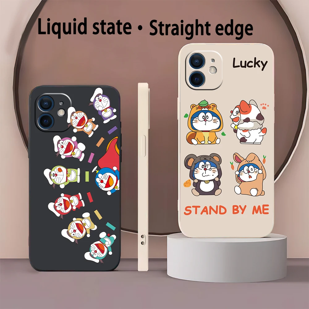 

Lucky Doraemon Phone Case For iPhone 13 Accessories SE 2020 8 Plus 11 12 13 Max Pro Mini X Xr Xs 6 6s 7 7P Fa7n Funda 2021