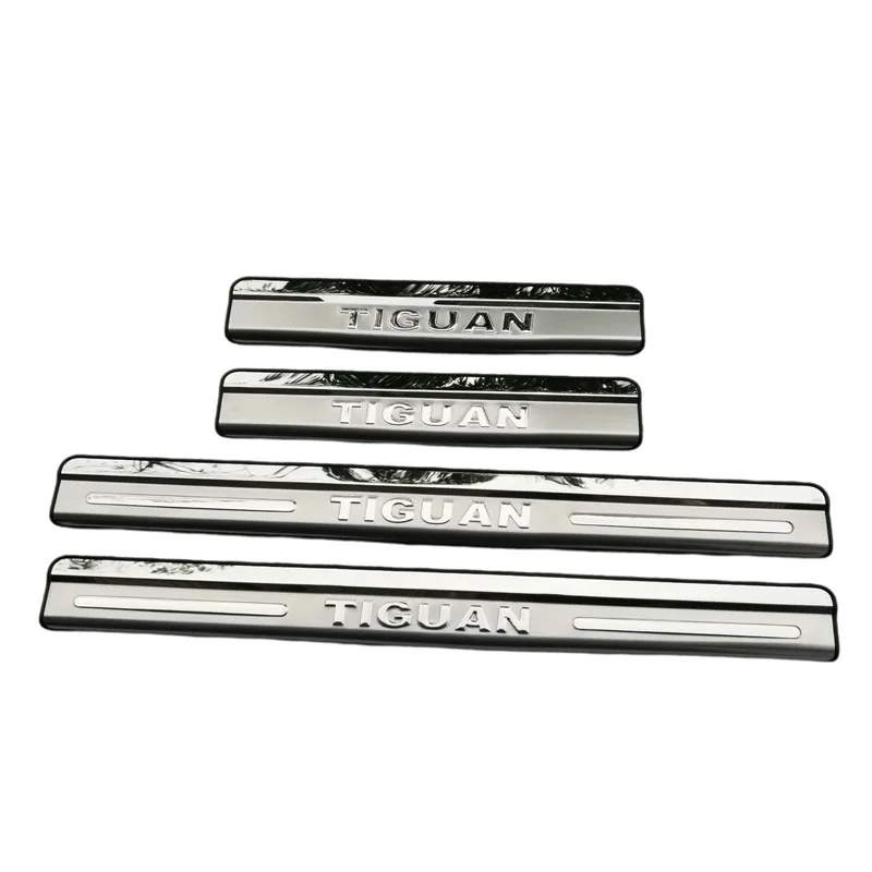 

4 шт./комплект, накладки на порог для VW Volkswagen tiguan 2010- 2016