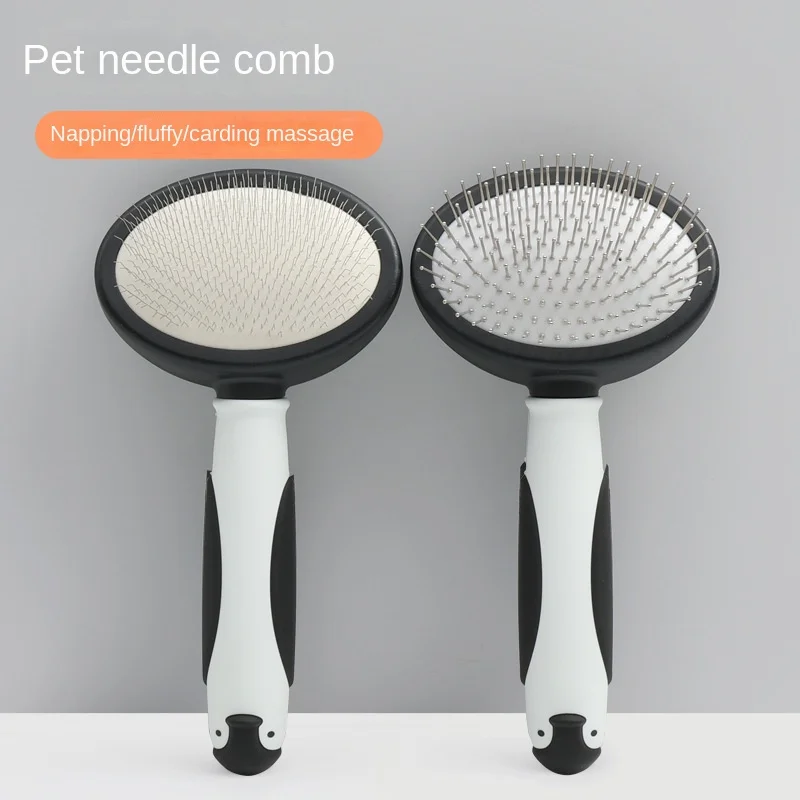 

Pet Needle Comb Cat Hair Pulling Beauty Comb Cat Comb Penguin Fluffy Hair Opening Knot Hair Removal HairRemovalAirbagMassageComb