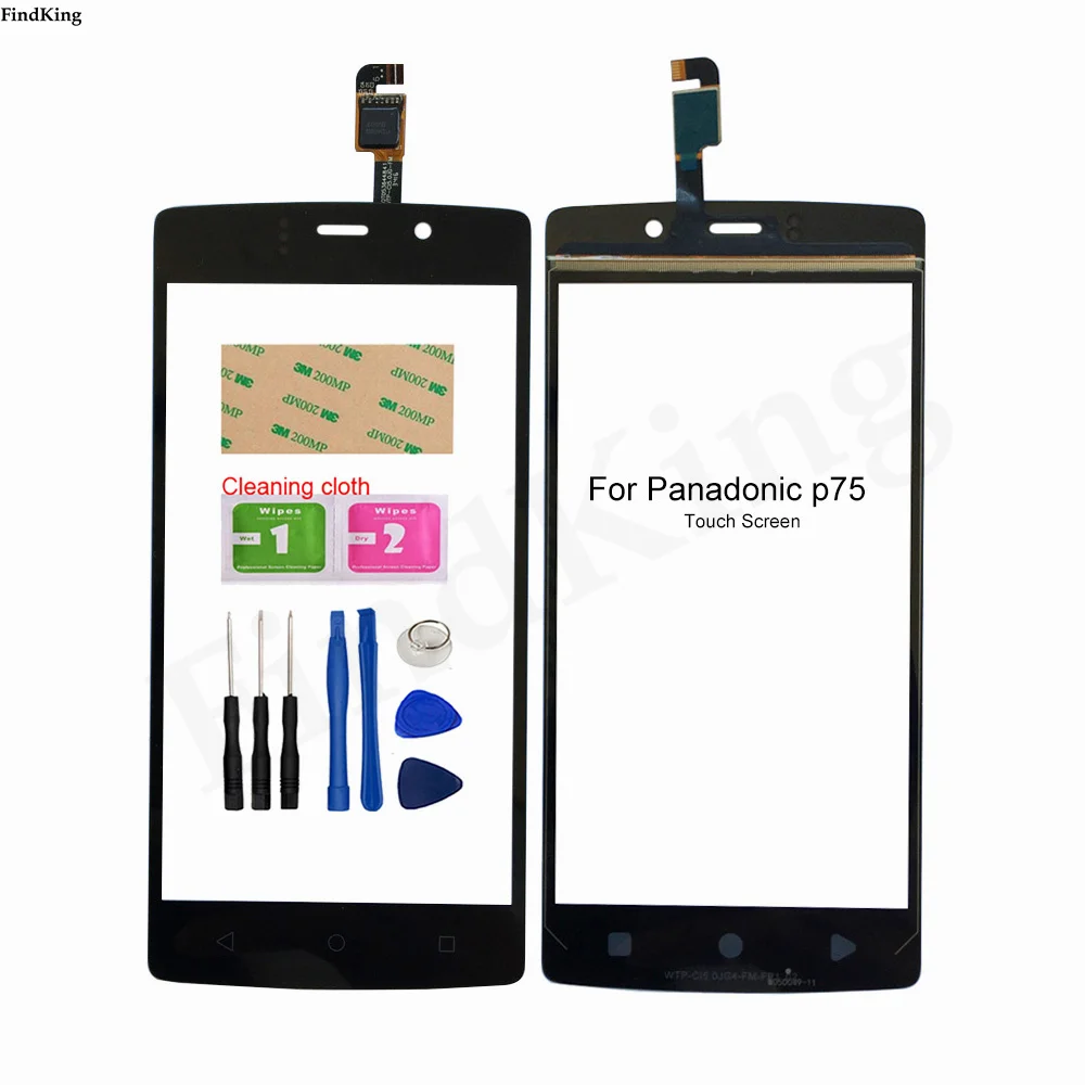 

Сенсорная панель 5,0 дюйма для Panadonic P75, сенсорный экран, дигитайзер, переднее стекло, датчик объектива P75, панель, Запасная часть