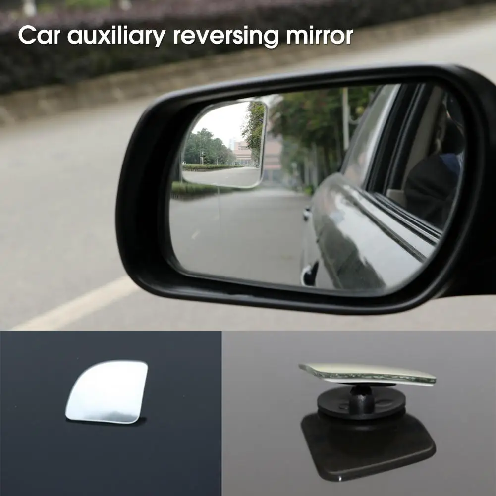

1 Pair Rearview Mirror Universal Strong Stickiness Durable Professional Clear Vision Wide-Angle Modification Blind Spot Auxiliar
