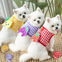 pet dogs cats clothes with tow rope adjustable pet harness for small medium dogs cat chest strap dog accessories pet supplies