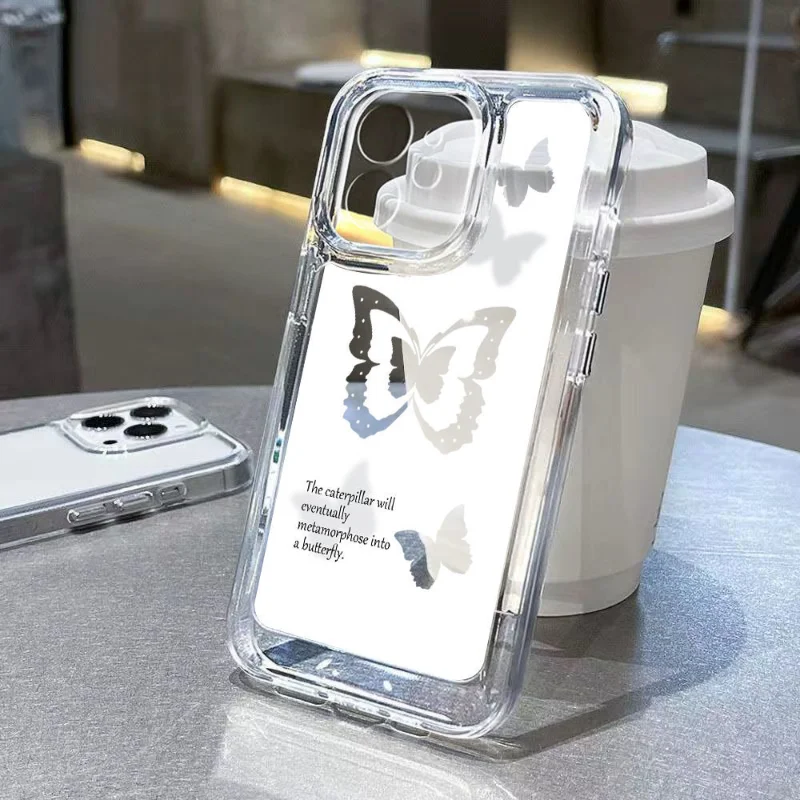 

Романтичный чехол с бабочкой для iPhone11promax Space Phone 13Apple 12pro, мягкий прозрачный чехол x, все включено, чехол для XR iphone 7