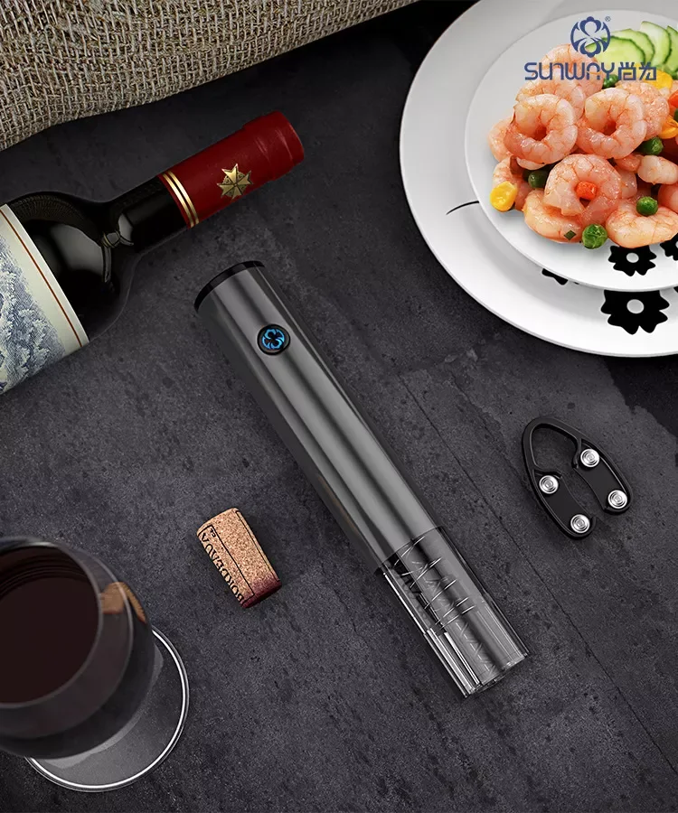 

Hot Electric Ez Drink Opener Automatic Corkscrew (Battery) For Kitchen Home Bar Professional Convenient USB Charging Wine Opener